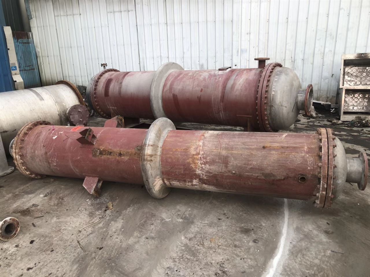 二手浮头式换热器长期供应 化工生产的经济高效之选